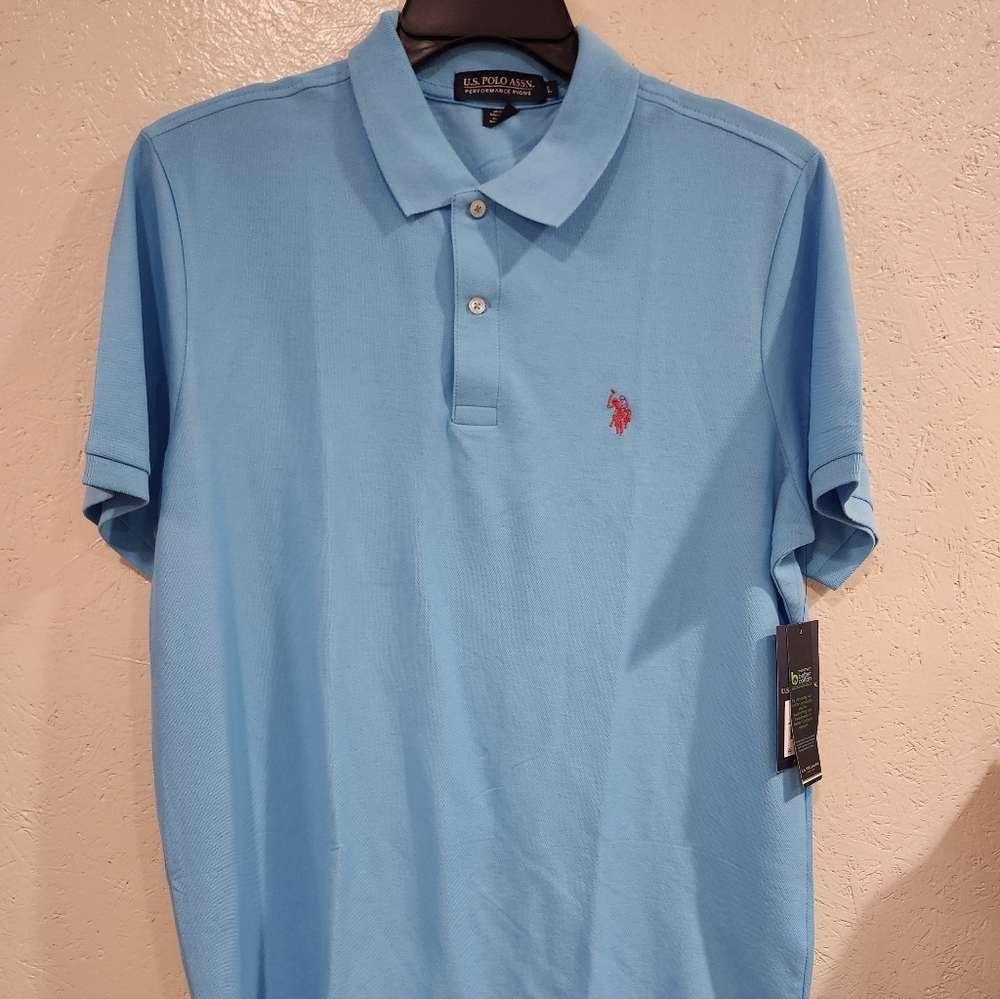 US.POLO.ASSN Pique Polo Shirt Small New